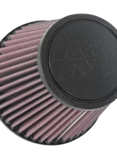 K&N RU-5135 Universal Clamp-On Air Filter, 5.063 in Diameter, Red Cotton Gauze, Washable                                     - RU-5135 - Image 4