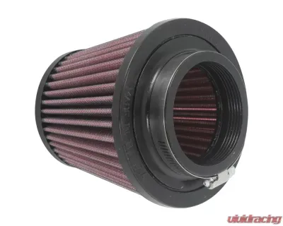 K&N RU-5135 Universal Clamp-On Air Filter, 5.063 in Diameter, Red Cotton Gauze, Washable - RU-5135