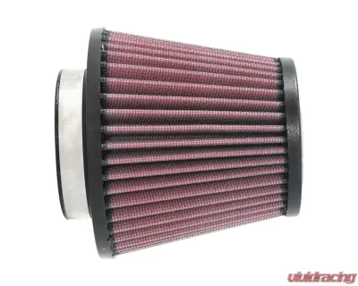 K&N RU-5135 Universal Clamp-On Air Filter, 5.063 in Diameter, Red Cotton Gauze, Washable - RU-5135