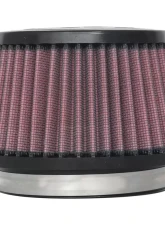 K&N Universal Clamp-On Air Filter RU-5153, 5.5in Red Cotton Gauze, Tapered Conical                                     - RU-5153 - Image 3