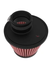 K&N RU-9920 Universal Clamp-On Air Filter, 5.188 in Diameter, Red Cotton Gauze, Fits Various Applications                                     - RU-9920 - Image 2