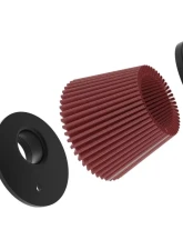 K&N RU-9920 Universal Clamp-On Air Filter, 5.188 in Diameter, Red Cotton Gauze, Fits Various Applications                                     - RU-9920 - Image 3