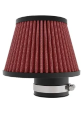 K&N RU-9920 Universal Clamp-On Air Filter, 5.188 in Diameter, Red Cotton Gauze, Fits Various Applications                                     - RU-9920 - Image 4