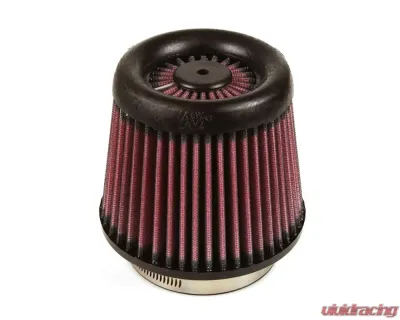 K&N Universal X-Stream Clamp-On Air Filter, 4.875 in Diameter, Red Cotton Gauze, RX-4120-1 - RX-4120-1