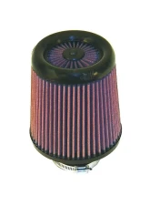 K&N Universal X-Stream Clamp-On Air Filter RX-4730XD, 6 in Red Cotton Gauze, Round Tapered                                     - RX-4730XD - Image 5