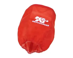 K&N Air Filter Wrap RX-4730DR, Round Tapered, 6 in Base, Red Silicone Polyester