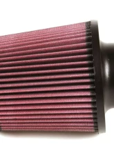 K&N Universal X-Stream Clamp-On Air Filter RX-4730XD, 6 in Red Cotton Gauze, Round Tapered                                     - RX-4730XD - Image 4