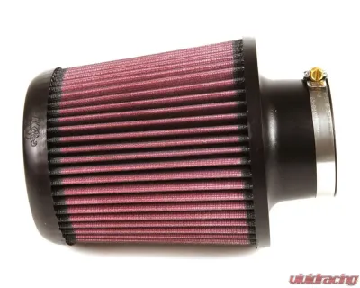 K&N Universal X-Stream Clamp-On Air Filter RX-4730XD, 6 in Red Cotton Gauze, Round Tapered - RX-4730XD