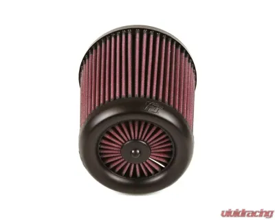 K&N Universal X-Stream Clamp-On Air Filter RX-4730XD, 6 in Red Cotton Gauze, Round Tapered - RX-4730XD