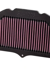K&N Replacement Air Filter for Suzuki GSX-R1000 2005-2008, High-Flow Cotton Gauze                                     - SU-1005 - Image 2