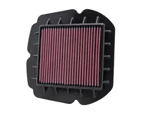 K&N Replacement Air Filter for Suzuki SV650/SFV650 2009-2023, Panel, Cotton Gauze