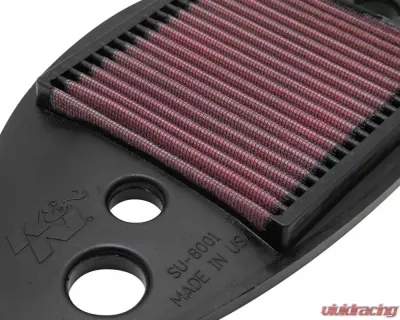 K&N Replacement Air Filter SU-8001 for Suzuki VL800, C50 Boulevard 2001-2008, Cotton Gauze - SU-8001
