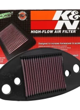 K&N Replacement Air Filter SU-8001 for Suzuki VL800, C50 Boulevard 2001-2008, Cotton Gauze                                     - SU-8001 - Image 6