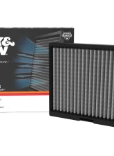 K&N VF2082 Washable Cabin Air Filter for Nissan 370Z 2009-2021, Non-woven Synthetic Material                                     - VF2082 - Image 4