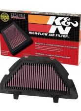 K&N Replacement Air Filter for Yamaha YZF-R1 2007-2008, High-Flow Cotton Gauze                                     - YA-1007 - Image 2