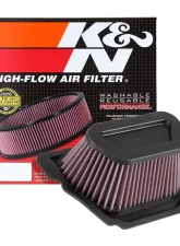 K&N Replacement Air Filter for Yamaha YZF-R1, YZF-R1M, YZF-R1S, MT-10, Cotton Gauze                                     - YA-1015 - Image 4