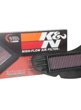 K&N Replacement Air Filter YA-1215 for 2021 Yamaha N-MAX, Cotton Gauze Panel Design                                     - YA-1215 - Image 4