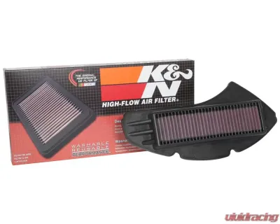 K&N Replacement Air Filter YA-1215 for 2021 Yamaha N-MAX, Cotton Gauze Panel Design - YA-1215
