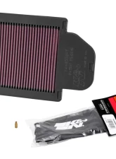 K&N Powerlid Airbox Cover for Yamaha YFZ450 2004-2013, High Flow Filter Lid                                     - YA-4504-T - Image 2