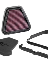 K&N Replacement Air Filter YA-4518XD for Yamaha YZ450F/WR450F/YZ250F 2018-2022                                     - YA-4518XD - Image 3