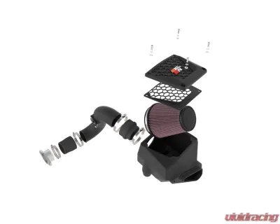 K&N Roto-Mold Tube High-Flow Air Filter Cold Air Intake System for Toyota Tacoma Land Cruiser L4-2.4L 2024-2025 - 63-9043