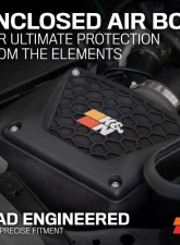 K&N Roto-Mold Tube High-Flow Air Filter Cold Air Intake System for Toyota Tacoma Land Cruiser L4-2.4L 2024-2025                                     - 63-9043 - Image 7