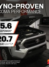 K&N Roto-Mold Tube High-Flow Air Filter Cold Air Intake System for Toyota Tacoma Land Cruiser L4-2.4L 2024-2025                                     - 63-9043 - Image 9