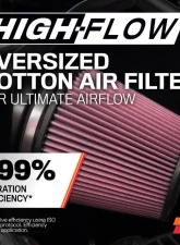 K&N Roto-Mold Tube High-Flow Air Filter Cold Air Intake System for Toyota Tacoma Land Cruiser L4-2.4L 2024-2025                                     - 63-9043 - Image 10