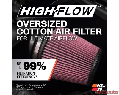 K&N Roto-Mold Tube High-Flow Air Filter Cold Air Intake System for Toyota Tacoma Land Cruiser L4-2.4L 2024-2025 - 63-9043