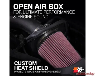 K&N Roto-Mold Tube High-Flow Air Filter Cold Air Intake System for Toyota Tacoma Land Cruiser L4-2.4L 2024-2025 - 63-9043