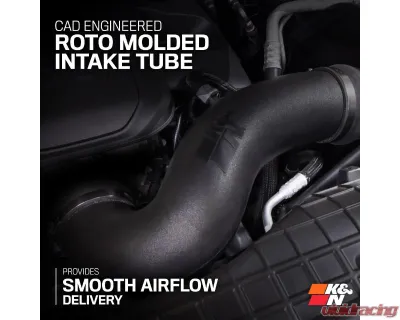 K&N Roto-Mold Tube High-Flow Air Filter Cold Air Intake System for Toyota Tacoma Land Cruiser L4-2.4L 2024-2025 - 63-9043