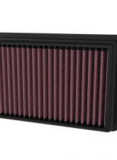 K&N Replacement Air Panel Filter for Dacia, Mitsubishi, Renault 2021-2024, Rectangular Cotton                                     - 33-3187 - Image 2