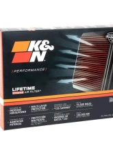 K&N Replacement Air Panel Filter for Dacia, Mitsubishi, Renault 2021-2024, Rectangular Cotton                                     - 33-3187 - Image 4