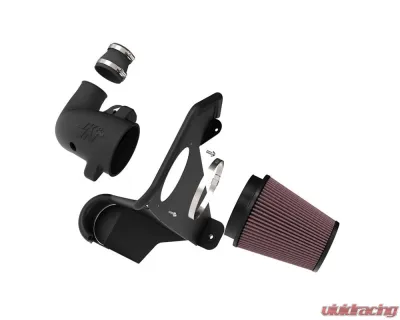 K&N Cold Air Intake System for Jeep Grand Cherokee 4XE 2.0L L4 2022-2024, High-Flow Filter - 63-1595