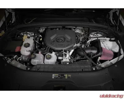 K&N Cold Air Intake System for Jeep Grand Cherokee 4XE 2.0L L4 2022-2024, High-Flow Filter - 63-1595