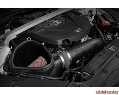 K&N Cold Air Intake System for 2022-2024 Cadillac CT5-V Blackwing 6.2L V8, High-Flow Filter - 63-3121
