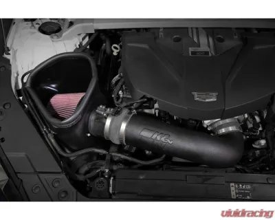 K&N Cold Air Intake System for 2022-2024 Cadillac CT5-V Blackwing 6.2L V8, High-Flow Filter - 63-3121