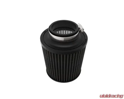 K&N DryFlow Black Universal Air Filter 3" Flange, 6" Base, 5-1/4" Top, 6-1/4" Height - RU-3108HBK