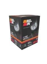 K&N DryFlow Black Universal Air Filter 3" Flange, 6" Base, 5-1/4" Top, 6-1/4" Height                                     - RU-3108HBK - Image 5