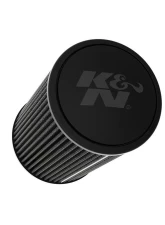 K&N DryFlow Black Universal Air Filter 3" Flange, 6" Base, 9" Height, Washable, Durable                                     - RU-3109HBK - Image 4