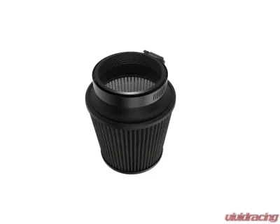K&N DryFlow Black Universal Air Filter 4" Flange, 6" Base, 6" Height, Washable Synthetic - RU-3113HBK