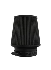 K&N DryFlow Black Universal Air Filter 4" Flange, 6" Base, 6" Height, Washable Synthetic                                     - RU-3113HBK - Image 3