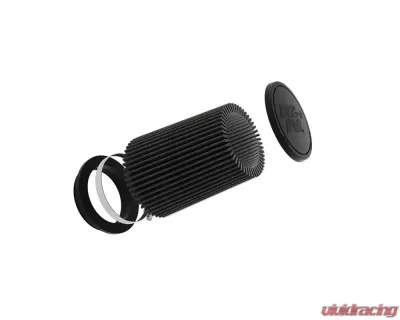 K&N DryFlow Black Universal Air Filter 4" Flange, 5-3/8" Base, 4-1/2" Top, 7" Height - RU-3116HBK