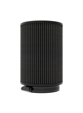 K&N DryFlow Black Universal Air Filter 5" Flange, 6.5" OD, 9" Height, Washable Synthetic Media                                     - RU-3127HBK - Image 3