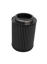 K&N DryFlow Black Universal Air Filter 3" Flange, 5" OD, 6.5" Height, Washable Synthetic Media                                     - RU-3128HBK - Image 2