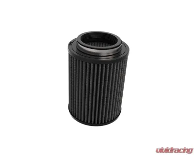 K&N DryFlow Black Universal Air Filter 3" Flange, 5" OD, 6.5" Height, Washable Synthetic Media - RU-3128HBK