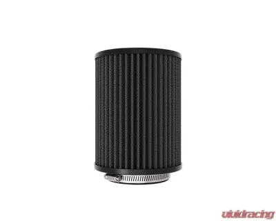 K&N DryFlow Black Universal Air Filter 3" Flange, 5" OD, 6.5" Height, Washable Synthetic Media - RU-3128HBK