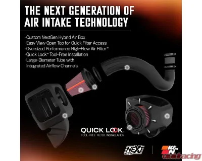 K&N NextGen Cold Air Intake Ram 1500 V6 2013-2021 - 50-1564