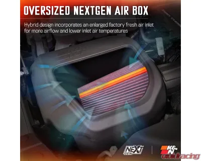 K&N NextGen Cold Air Intake Ram L6 1500 2025 - 50-1598
