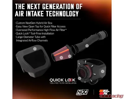 K&N NextGen Cold Air Intake Ram L6 1500 2025 - 50-1598